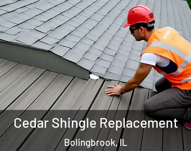  Cedar Shingle Replacement Bolingbrook, IL