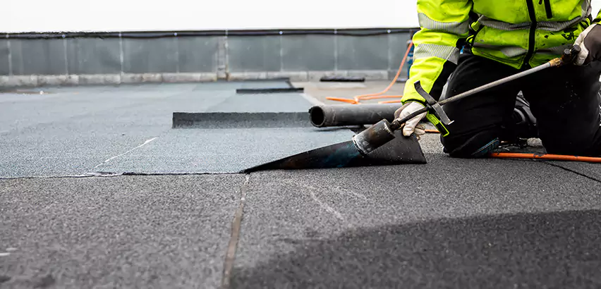 Residential Flat Roof Repair in Bolingbrook