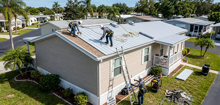 Mobile Home Metal Roof Replacement in Bolingbrook
