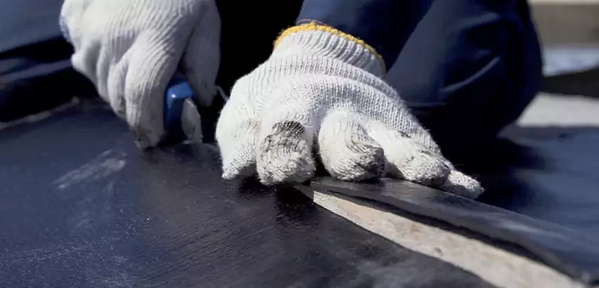 Rubber Roof Seam Repair in Bolingbrook