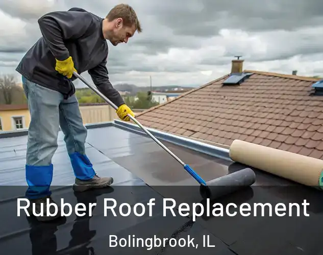  Rubber Roof Replacement Bolingbrook, IL